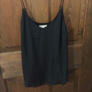 Black tank top